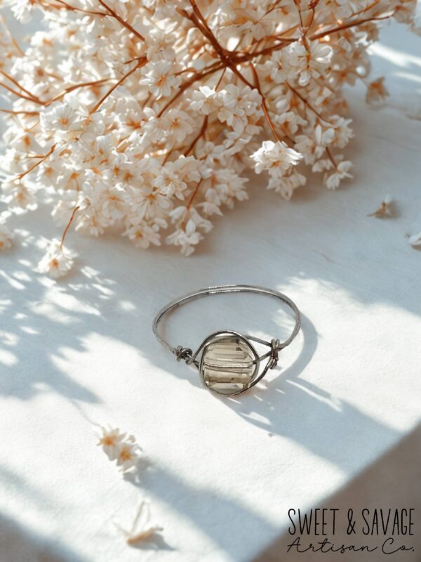 Wire Wrapped Quartz Ring - Image 2