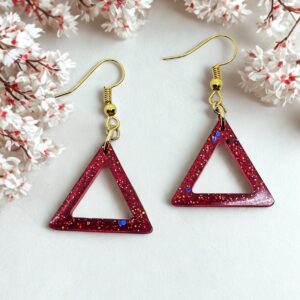 Scarlet Spark Triangle Drops