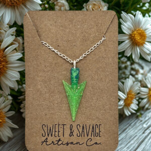 Glow-in-the-Dark Arrowhead Necklace
