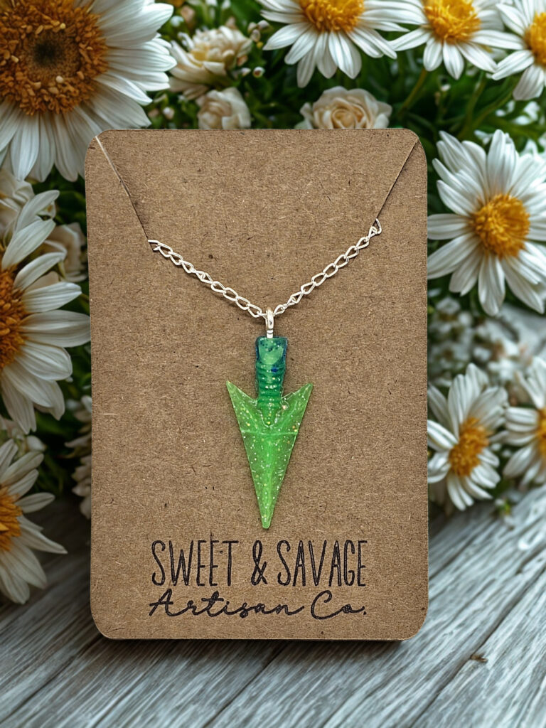 Glow-in-the-Dark Arrowhead Necklace
